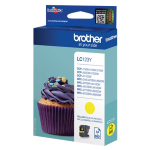 BROTHER LC-123 INK CARTRIDGE YELLOW - LC123Y_48h