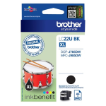 BROTHER LC22UBK Ink black 2400pages for DCP-J785DW - LC22UBK_48h