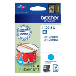 BROTHER LC22UC Ink cyan 1200pages for DCP-J785DW - LC22UC_48h