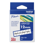 BROTHER NASTRO 12MM NERO/TRASP 8MT TZE131 - TZE131_48h