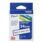 BROTHER TZE151 BK/TRASP 24MM - TZE151_48h