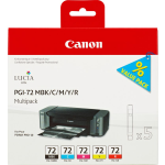 CANON 1LB PGI-72 MBK/C/M/Y/R ink cartridge black and colour standard capacity multipack - 6402B009_48h