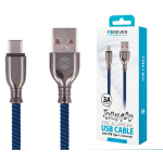 Cavo Forever Tornado USB/Type C 1 mt. 3A Blu - 00430316