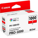 CANON 2LB PFI-1000r Ink Red Standard Capacity 80ml 1-pack iPF1000 - 0554C001_48h