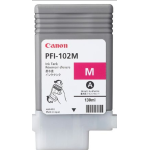 CANON PFI-102M dye ink cartridge magenta standard capacity 130ml 1-pack - 0897B001