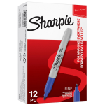 Marcatore sharpie blu permanente p.fine - S0810950