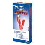 Penne Cancellabili Tratto Cancellik 12 pz. Rosso - 826102