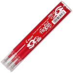 Pilot Frixion Ball Refill per Penna a Sfera, 0.7 mm ROSSO - BLS-FR7-R-S3