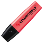 Stabilo Boss - Evidenziatore Colore Rosso  - Inchiostro Liquido Fluorescente - STAB-70/40