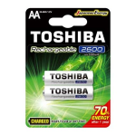 TOSHIBA - Rechargeable LR6 Stilo AA 2000mAh - MN1500 - 2PK - TOSR682H