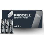 DURACELL - PROCELL(INDUSTRIAL) CONSTANT - Batterie Stilo Alcaline AAA, confezione da 10, 1.5 V LR6 MN2400 - 5000394149199        - PROCELL(INDUSTRIAL)-AAA-10PK