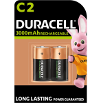 DURACELL - Batterie Ricaricabili MN1400 C 3000mAh  - 2 PK 5000394955981 - DUR1400R