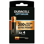 DURACELL - Batterie Alcaline Optimum AA Stilo LR6/MX1500 - 5000394137486 - OPTIMUM-AA