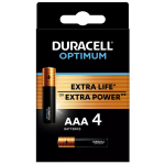 DURACELL - Batterie Alcaline Optimum AAA Ministilo LR3/MX2400 - 5000394158726 - OPTIMUM-AAA