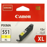 CANON CLI-551XLY ink cartridge yellow high capacity 700 pages 1-pack XL - 6446B001