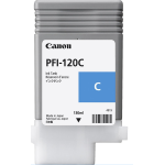 CANON PFI-120C dye ink cartridge cyan standard capacity 130ml 1-pack - 2886C001