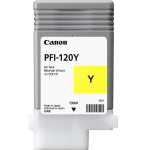 CANON PFI-120Y dye ink cartridge yellow standard capacity 130ml 1-pack - 2888C001