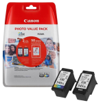 CANON Value Pack Blister PG-545XL/CL-546 XL 4x6 Phot Paper GP-501 50sheets + XL Black & XL Colour Cartridges - 8286B006