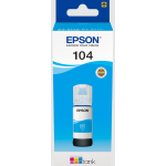 Epson 104 EcoTank Cyan ink bottle - C13T00P240