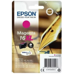 EPSON 16XL ink cartridge magenta high capacity 6.5ml 450 pages 1-pack blister without alarm - C13T16334012