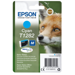 EPSON T1282 ink cartridge cyan standard capacity 3.5ml 1-pack blister without alarm - C13T12824012