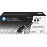 HP 143AD Neverstop Toner Reload Kit 2-Pack - W1143AD