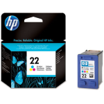 HP 22 InkJet Tri-Color CMY Standard Capacity 5ml 165 pag - C9352AE