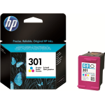 HP 301 Ink Jet Cartridge TriColor Standard Capacity 3ml - CH562EE