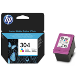 HP 304 Ink Jet Cartridge TriColor Standard Capacity - N9K05AE