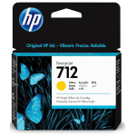 HP 712 29-ml Yellow DesignJet Ink Cartridge - 3ED69A