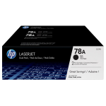 HP 78A LaserJet original toner cartridge black standard capacity 2.100 pages 2-pack - CE278AD