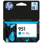 HP 951 original ink cartridge cyan standard capacity 700 pages 1-pack Officejet - CN050AE