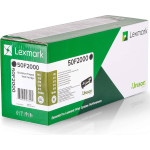 LEXMARK 502 toner cartridge black standard capacity 1.500 pages 1-pack return program - 50F2000