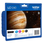 BROTHER LC-1240 Multipack Inkjet BK-C-M-Y High Capacity 600 pagine 4 pack blister Without Alarm - LC1240VALBP