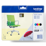 SOTTOCOSTO - BROTHER LC-229XL Multipack Inkjet BK-C-M-Y High Capacity 4 pack blister Without Alarm - SC-LC-229XLVALBP