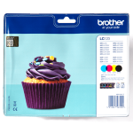 SPECIAL PRICE - BROTHER LC-123 Multipack Inkjet BK-C-M-Y Standard Capacity 4 pack blister Without Alarm - LC123VALBP