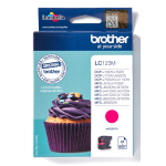 BROTHER LC-123 ink cartridge magenta standard capacity 600 pages 1-pack - LC123M