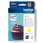 BROTHER LC-123 ink cartridge yellow standard capacity 600 pages 1-pack - LC123Y