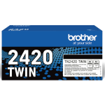 BROTHER TN-2420 TWIN PACK Toner black - TN2420TWIN